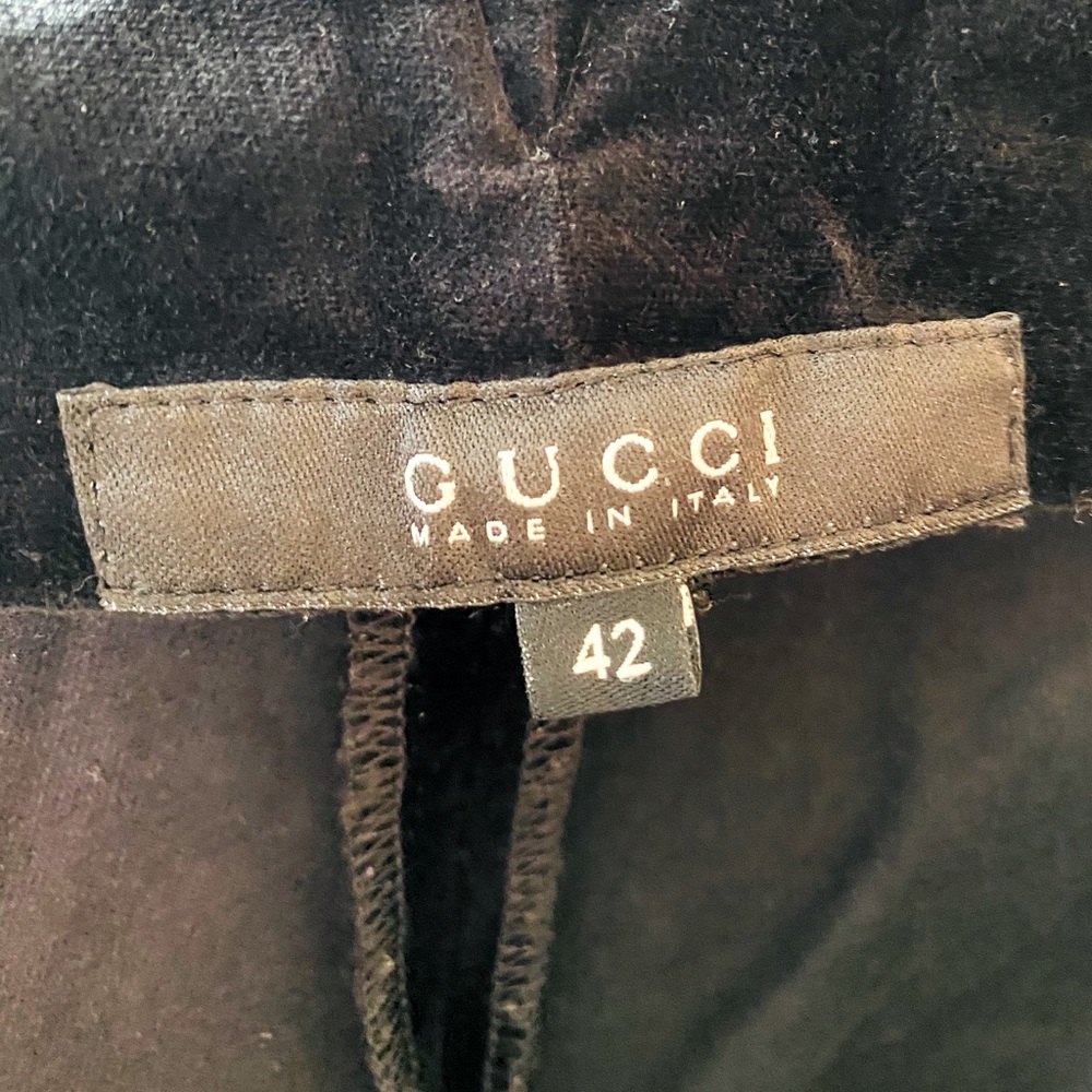 Gucci velvet pants